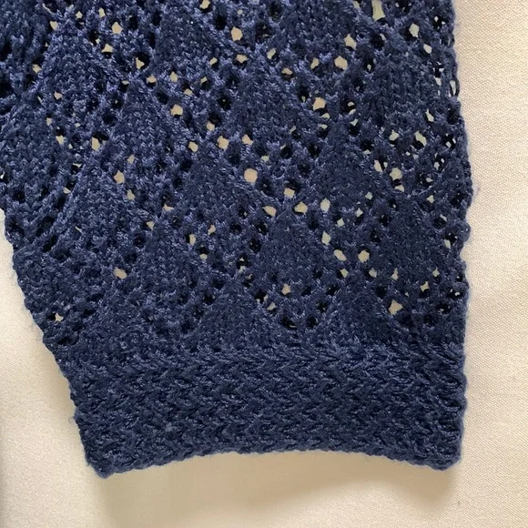 Navy Petite open cardigan - Picture 3 of 7